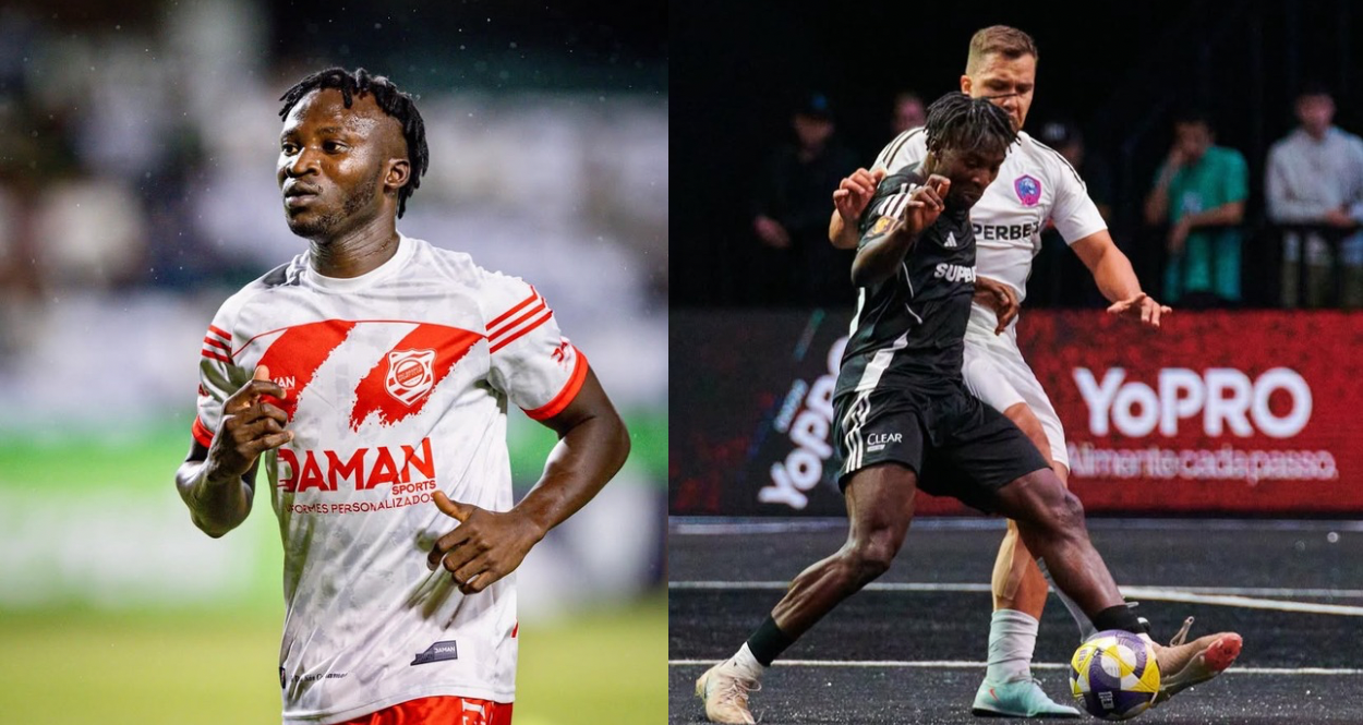 Ahmed Ibrahim, ex-Rio Branco, brilha na Kings League Brasil ao lado de Neymar, Ludmilla e MC Hariel. Foto: Redes Sociais