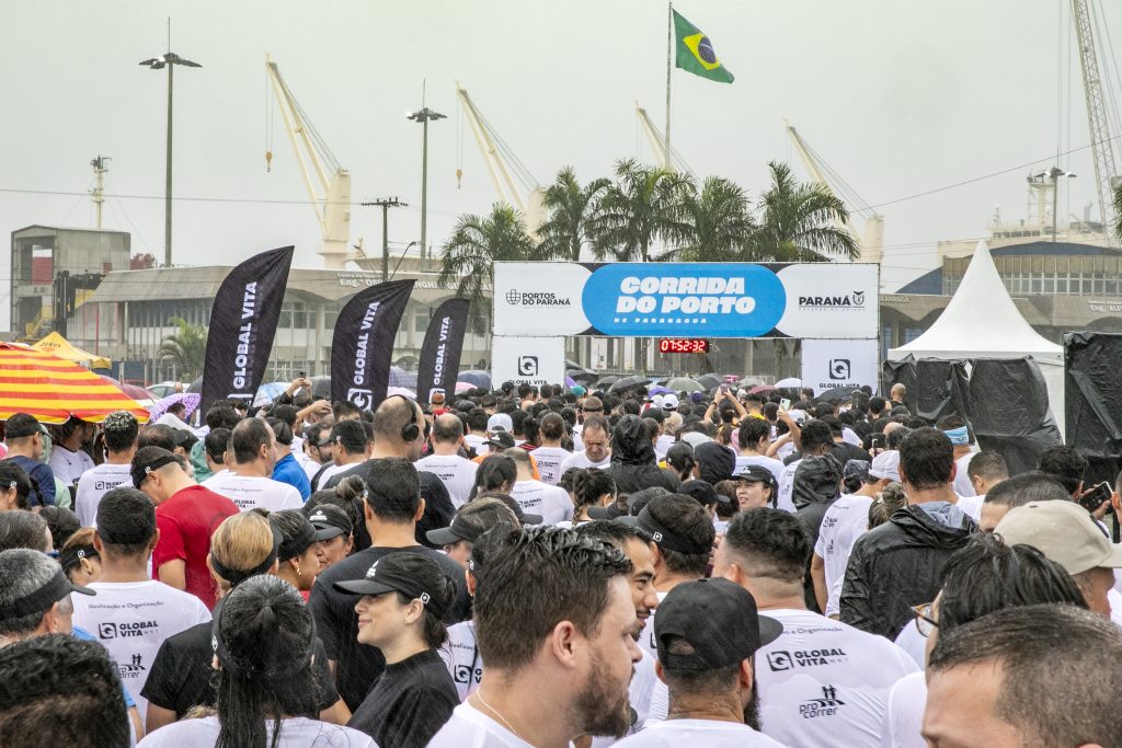 Com 3 mil atletas confirmados, Paranaguá se prepara para receber uma edição histórica no próximo dia 18 de maio. Foto: Cláudio Neves / Portos do Paraná